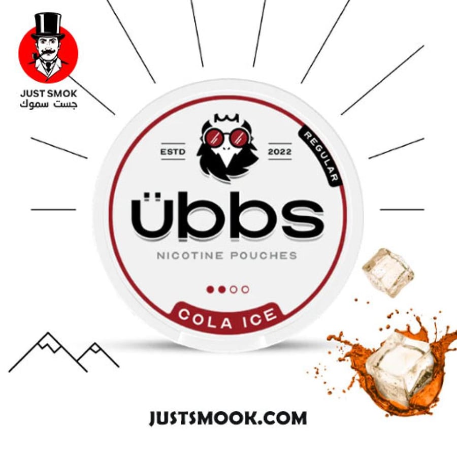اوبس اظرف نيكوتين كولا ايس ÜBBS COLA ICE NICOTINE POUCHES