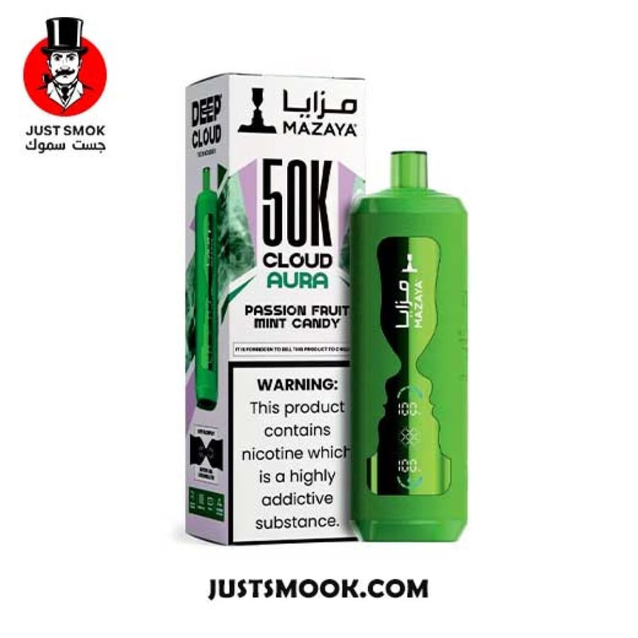 سحبة مزايا كلاود اورا 50 ألف سحبة  باشن فروت حلوى نعناع
