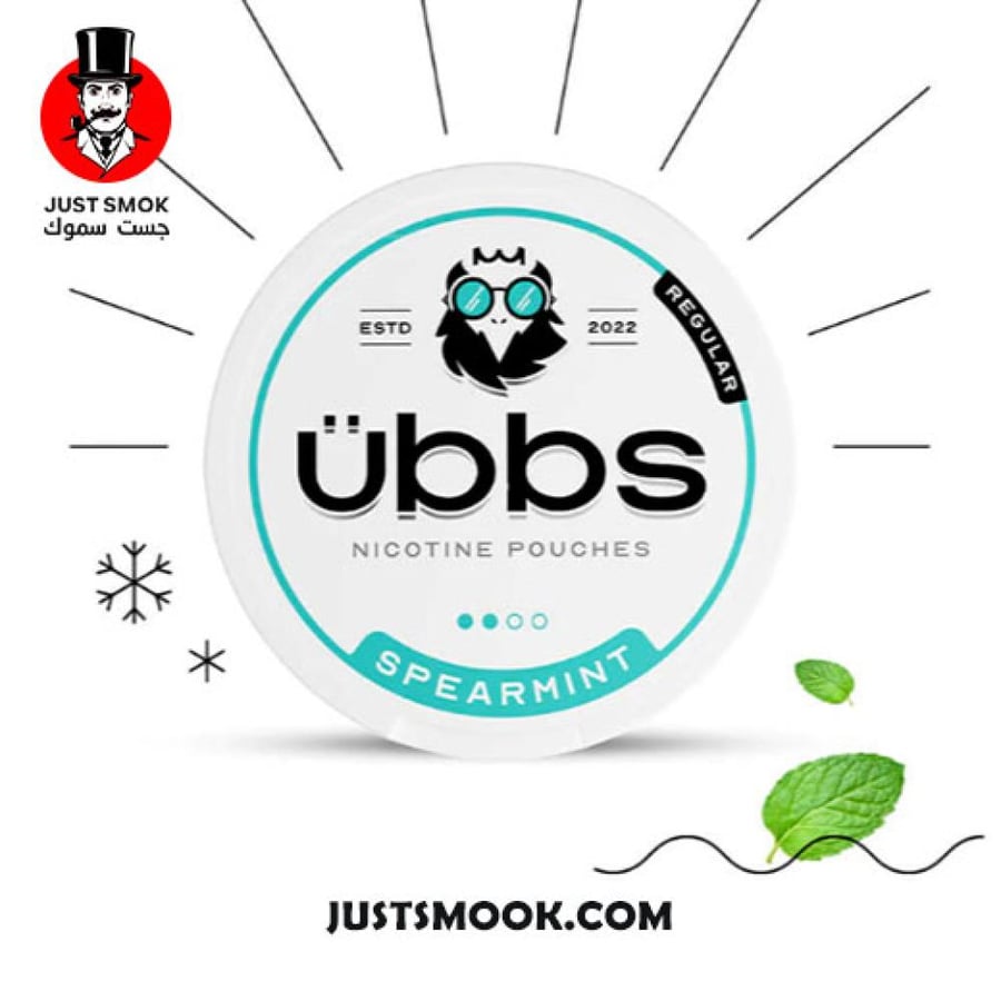 اوبس اظرف نيكوتين نعناع ÜBBS SPEARMINT NICOTINE POUCHES