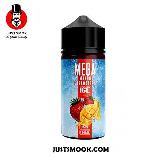 نكهة ميقا مانجو فراولة ايس من شركة جراند 120 مل - MEGA MANGO STRAWBERR