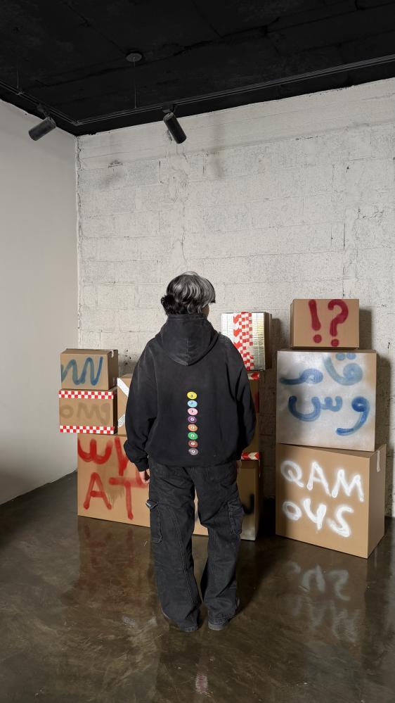 Black washed hoodie