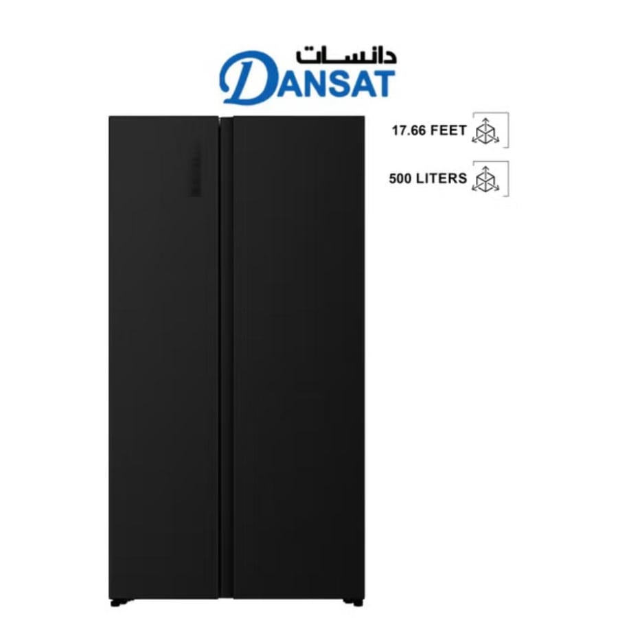 ثلاجة دانسات دولابى 17.6 قدم اسود