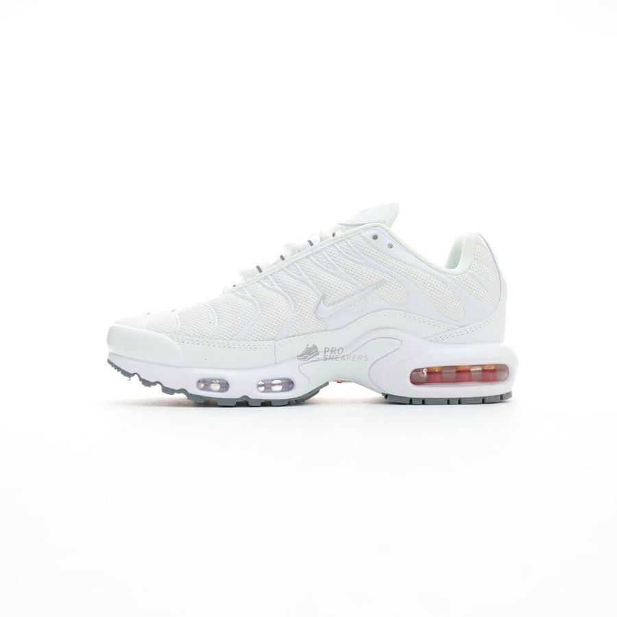Nike Air Max Plus GS White Metallic Silver