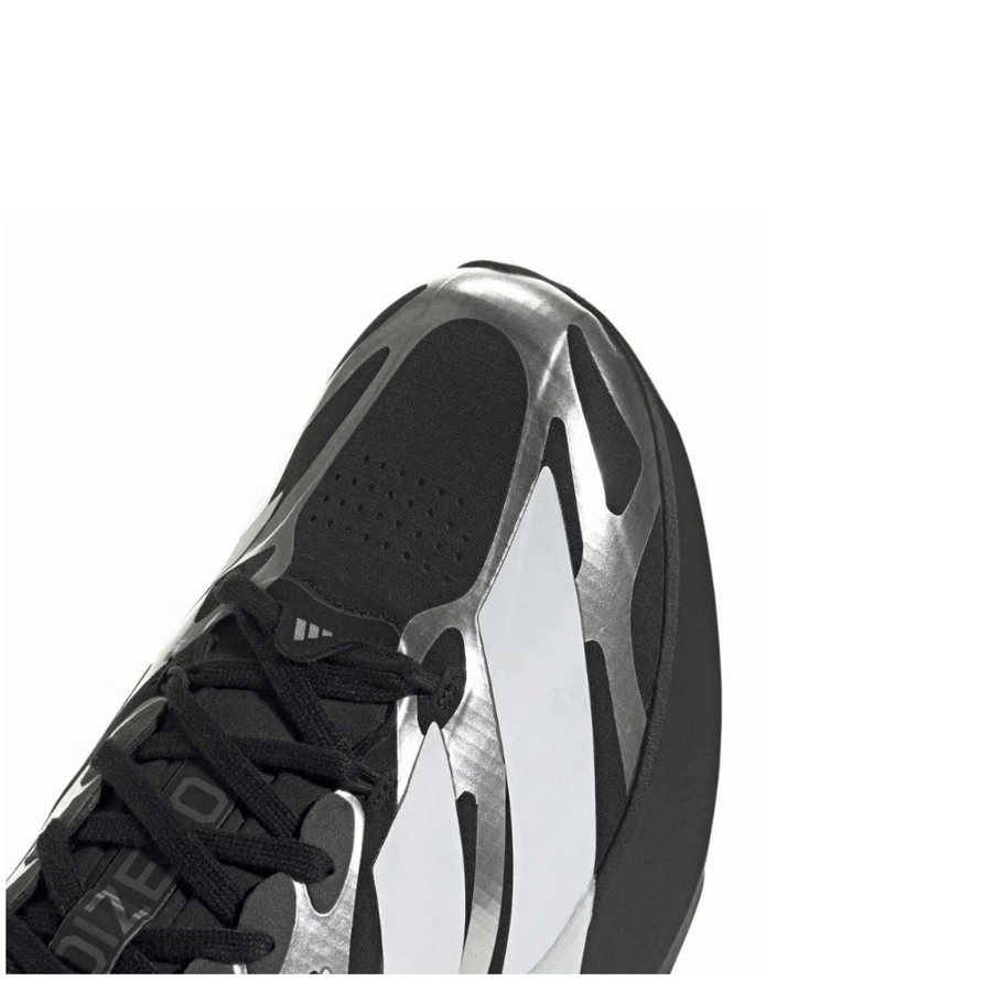 ديداس أديزيرو أسود × أبيض × فضي معدني | حذاء جري  adidas Adizero EVO SL EXO – Core Black / Cloud White / Iron Metallic