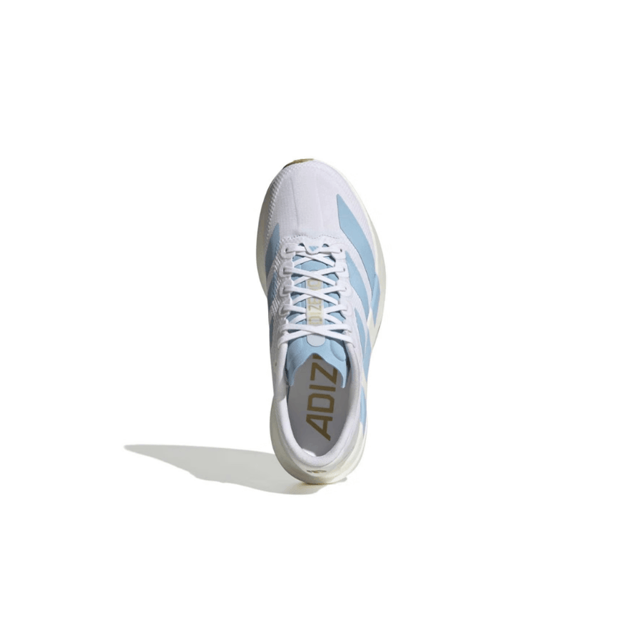 أديداس أديزيرو أبيض أزرق فاتح adidas Adizero EVO SL Cloud White / Clear Blue / Matte Gold