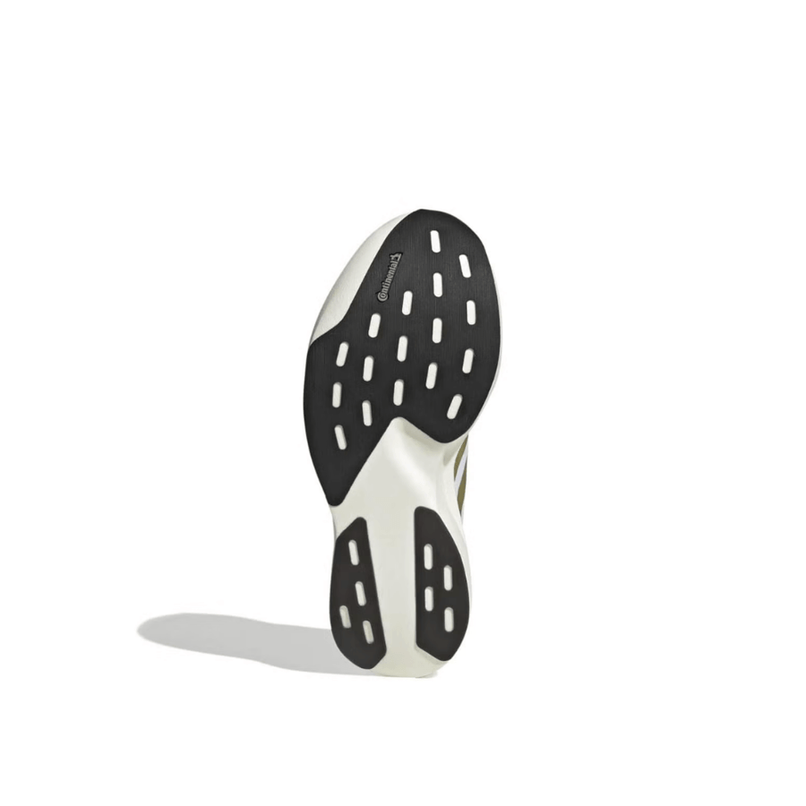 أديداس أديزيرو إيفو إس إل – أبيض سحابي × ذهبي مطفي × أسود | حذاء جري adidas Adizero EVO SL – Cloud White / Matte Gold / Core Black