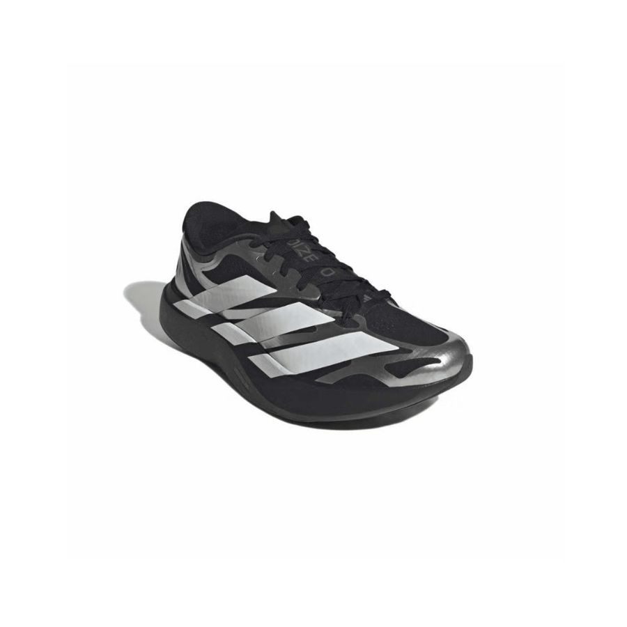 ديداس أديزيرو أسود × أبيض × فضي معدني | حذاء جري  adidas Adizero EVO SL EXO – Core Black / Cloud White / Iron Metallic