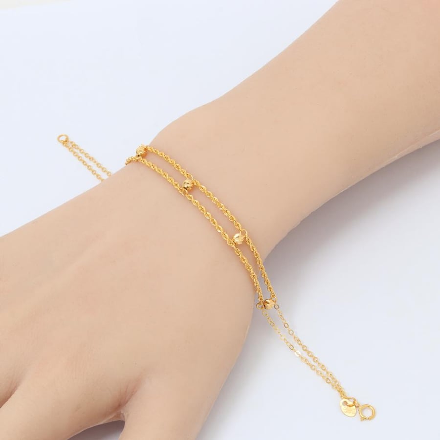 سوارة ذهب ملفتة عيار 21