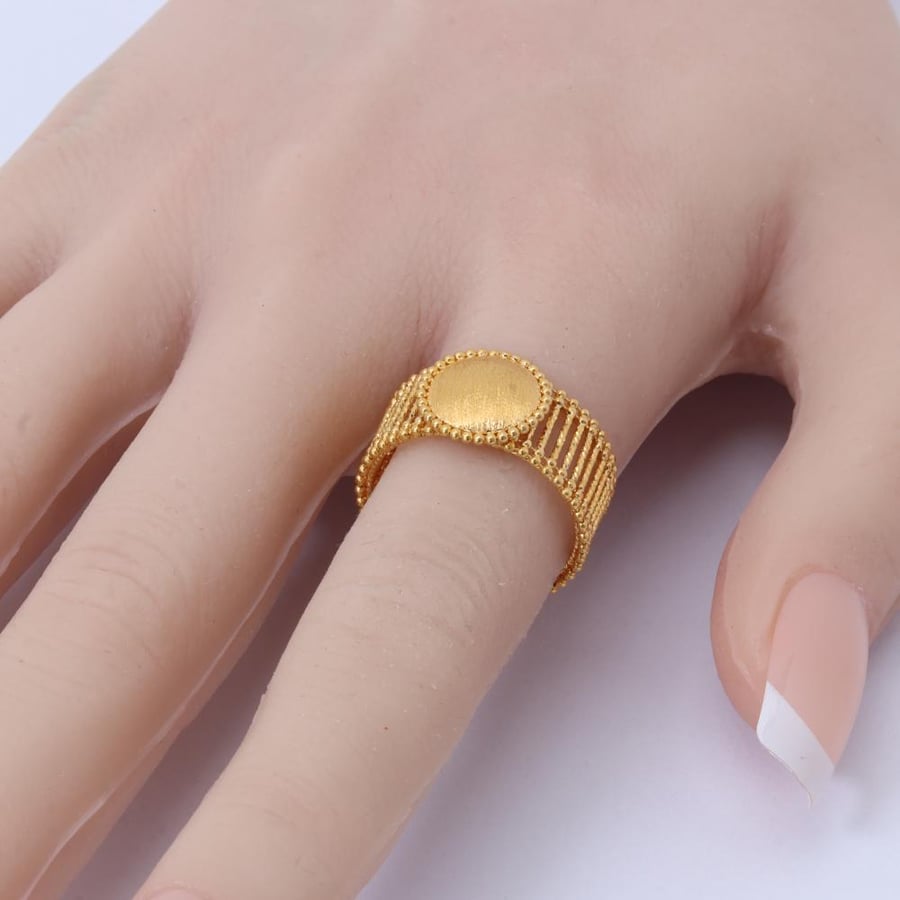 سوارة + خاتم ذهب فاخر عيار 21