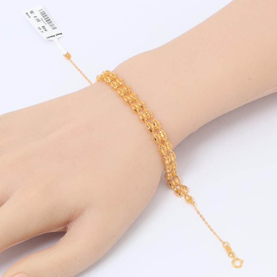 سوارة ذهب ملفتة عيار 21
