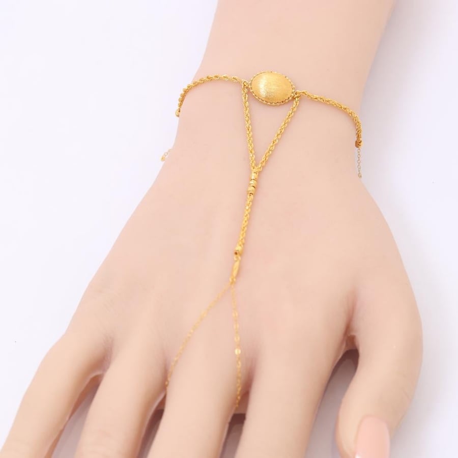 كف ذهب أنيق عيار 21