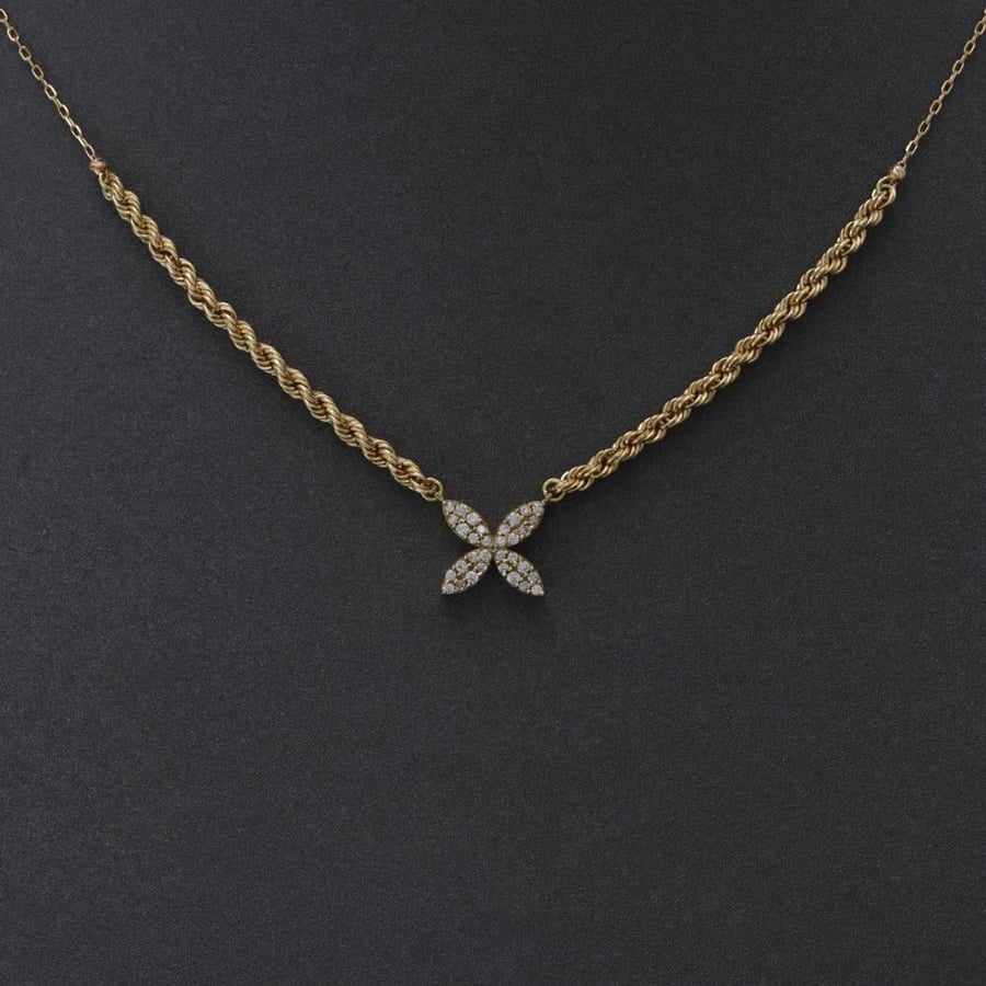 عقد ذهب BUTTERFLY