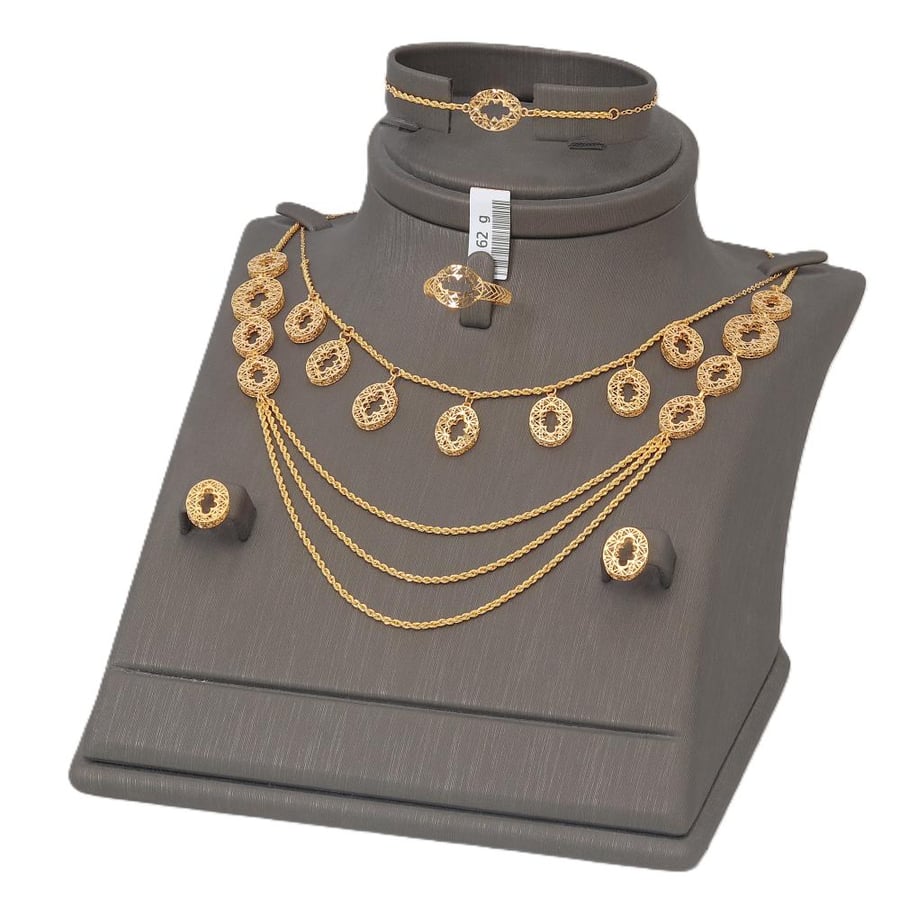 طقم ذهب مميز عيار 21