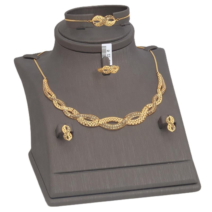 طقم ذهب فاخر  عيار 21