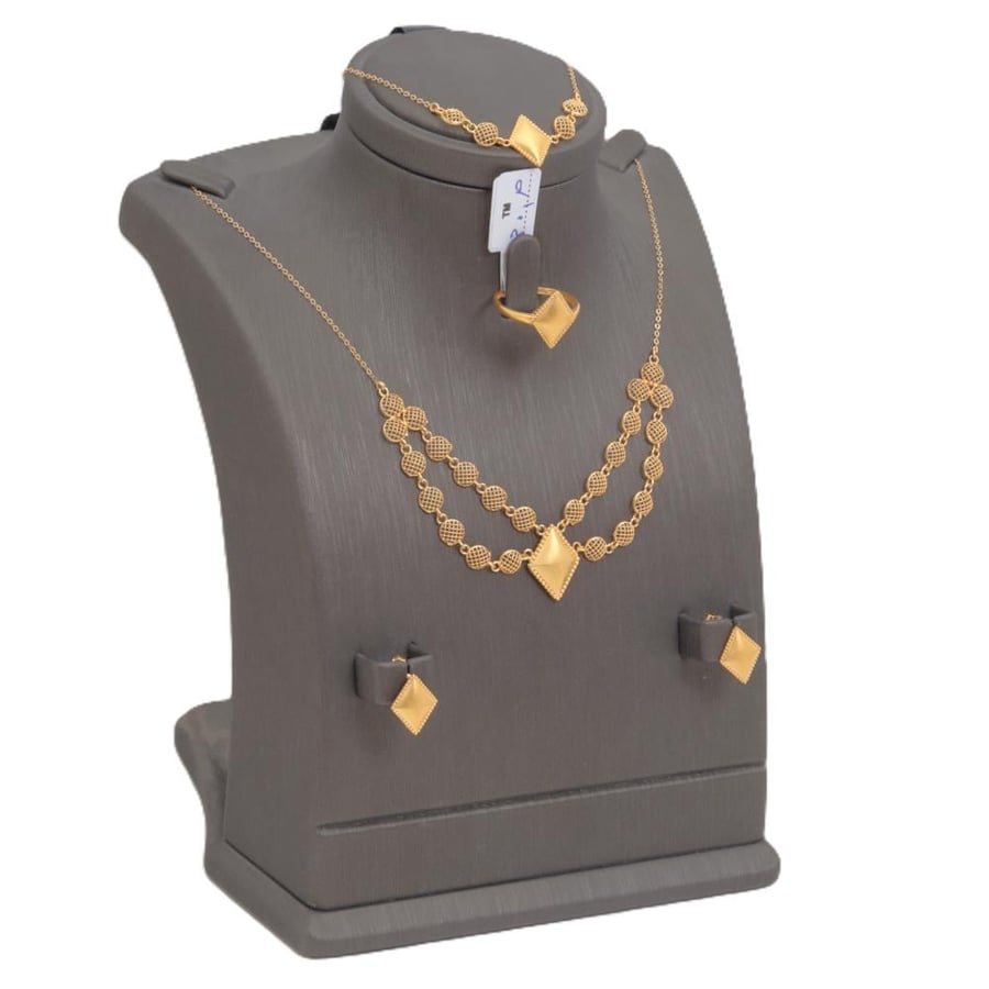 طقم ذهب فاخر عيار 21