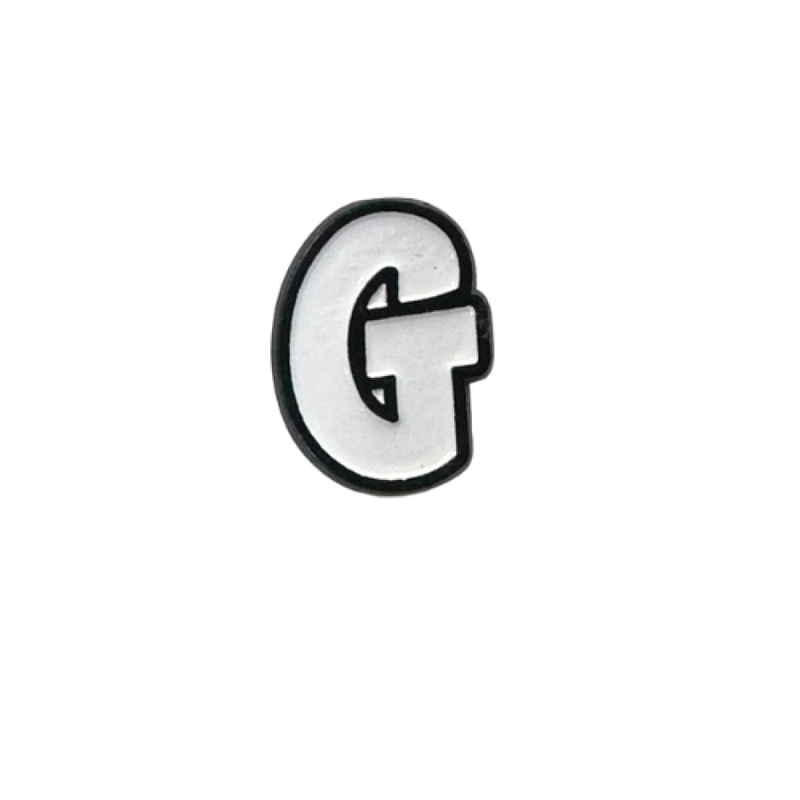 ملصق جوال معدني حرف G