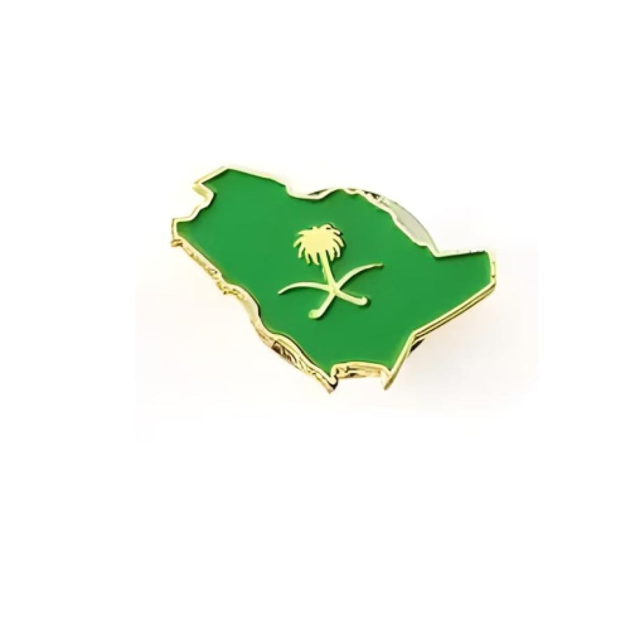ملصق معدني خريطة المملكة