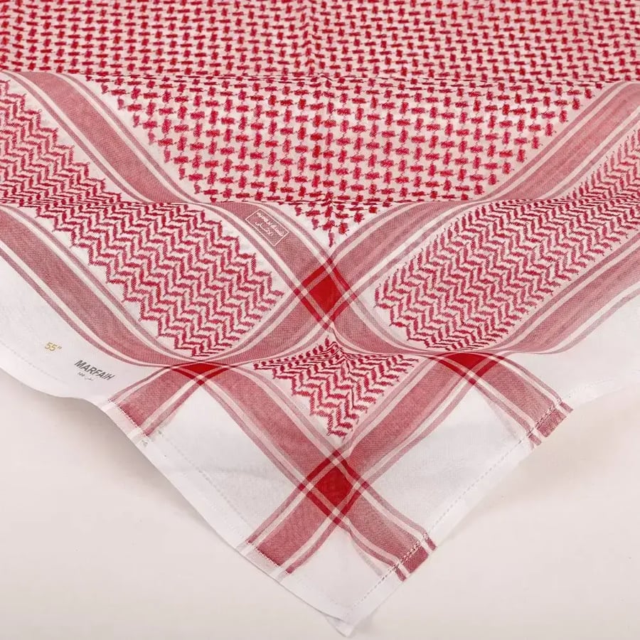 شماغ بروجيه مارفيه كلاسيك أحمر