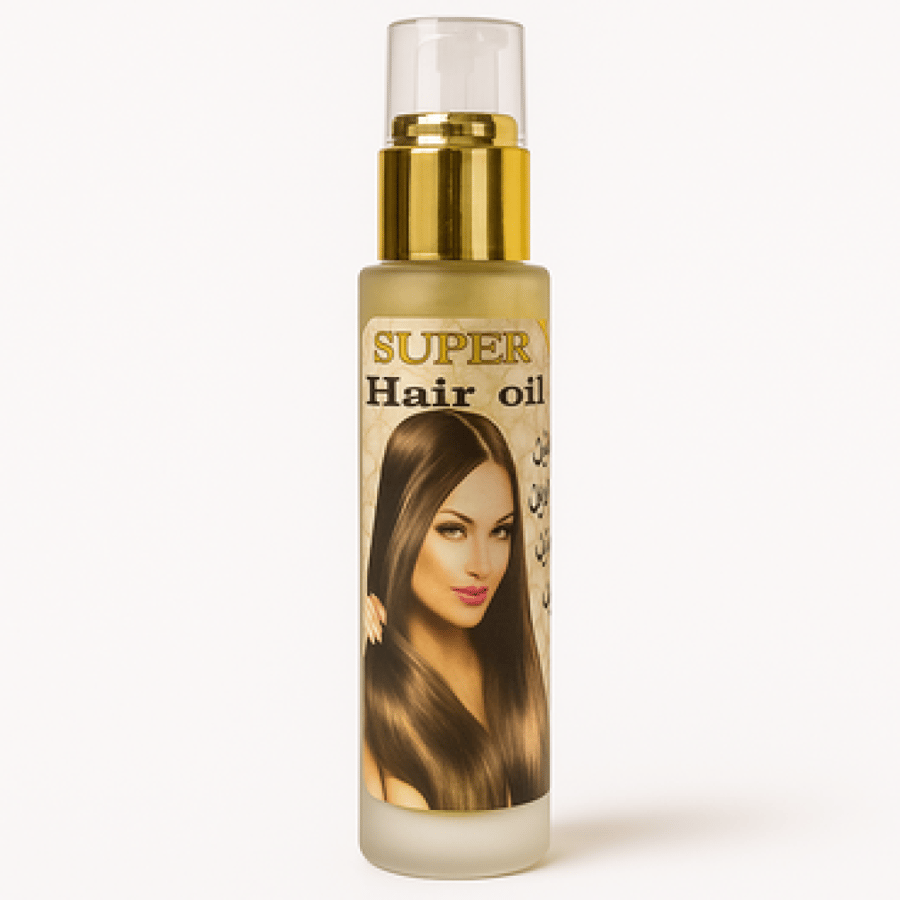 زيت الشعر المغربي الفاخر Super Hair Oil لتطويل وتنعيم الشعر