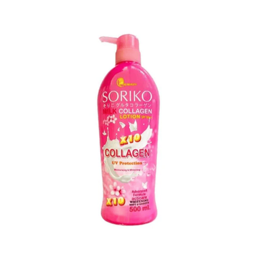 Soriko Glutathione Whitening Lotion Bright Up & Glow - 500 ml.