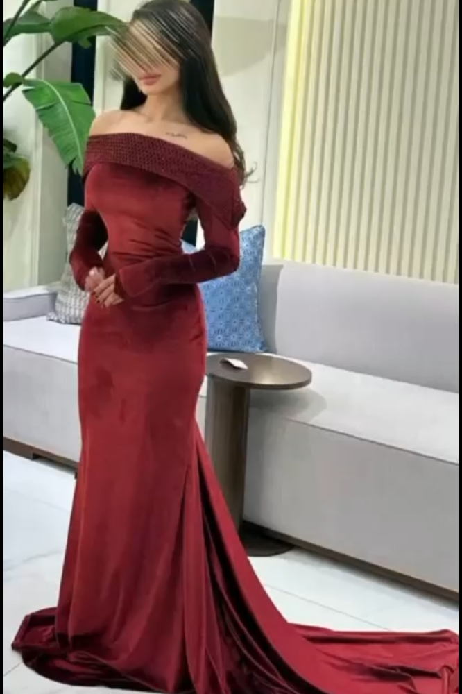 فستان مخمل