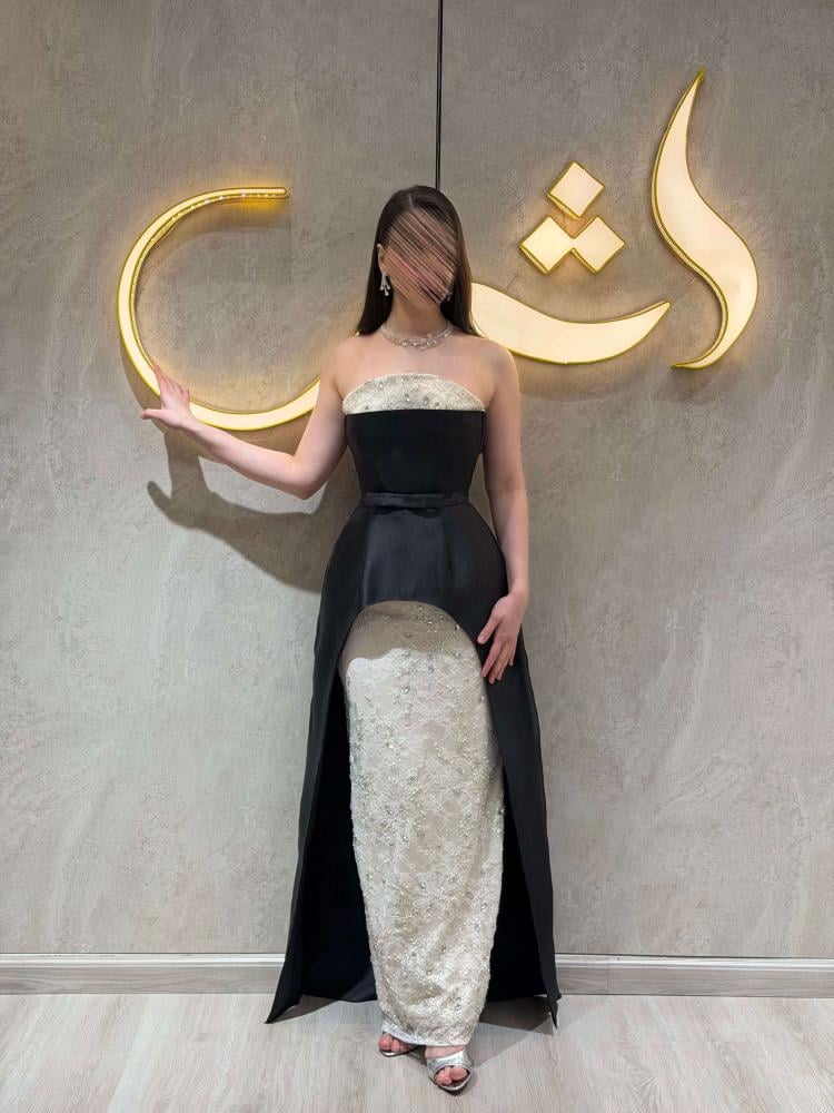 فستان ديا / نعومة السكري تلتقي بفخامة الأسود