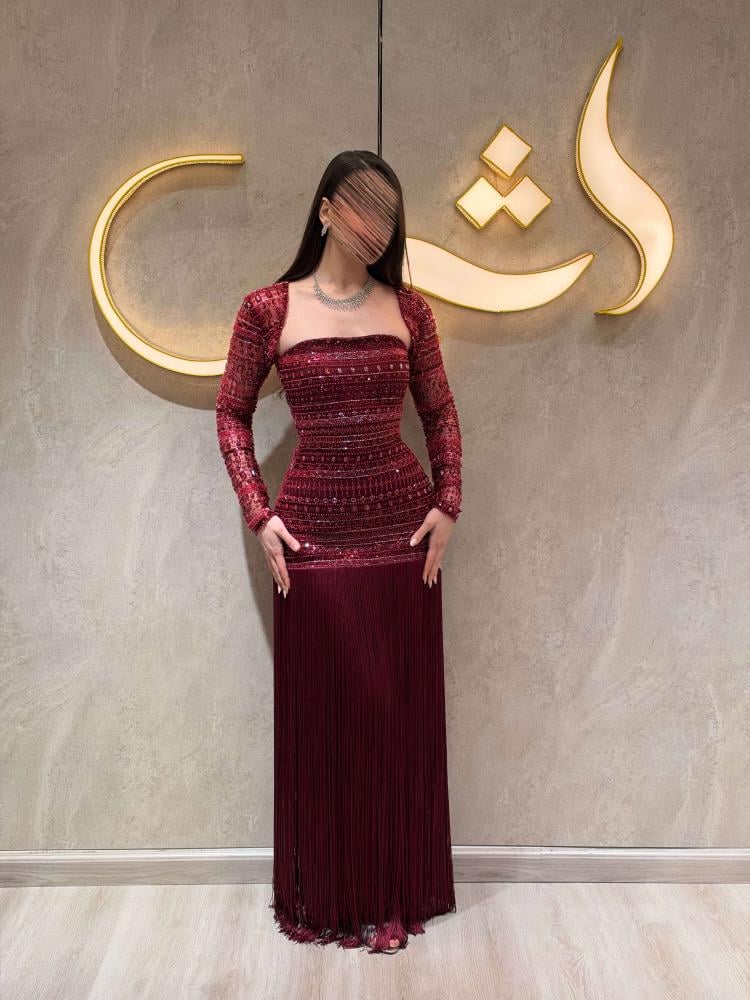 فستان شوما / حركة الهدب بتصميم عودي