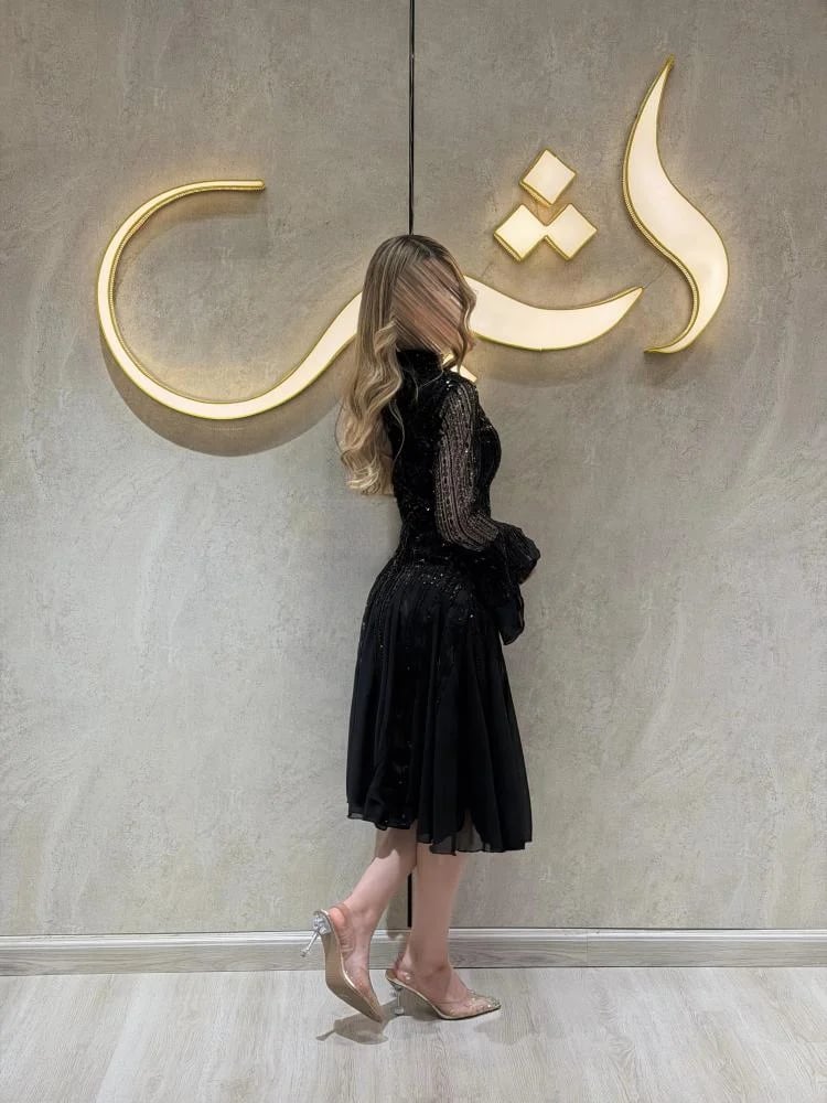 فستان اليس / سحر الأسود ينساب بنعومة الشيفون