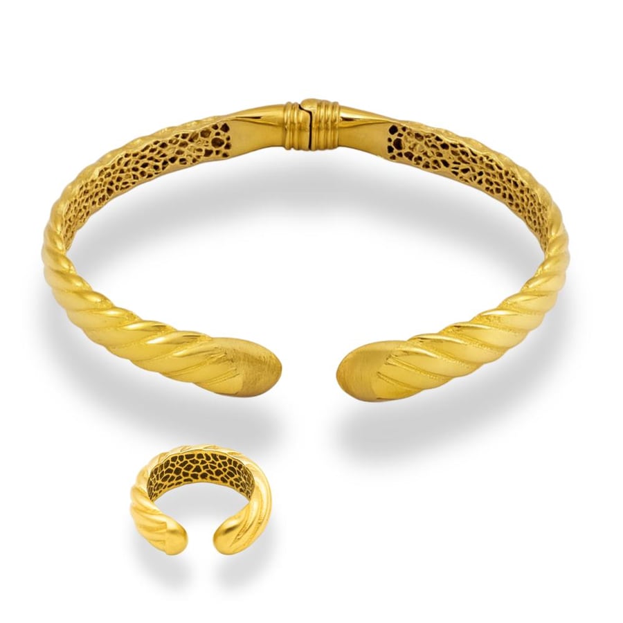 Bracelet set and ring