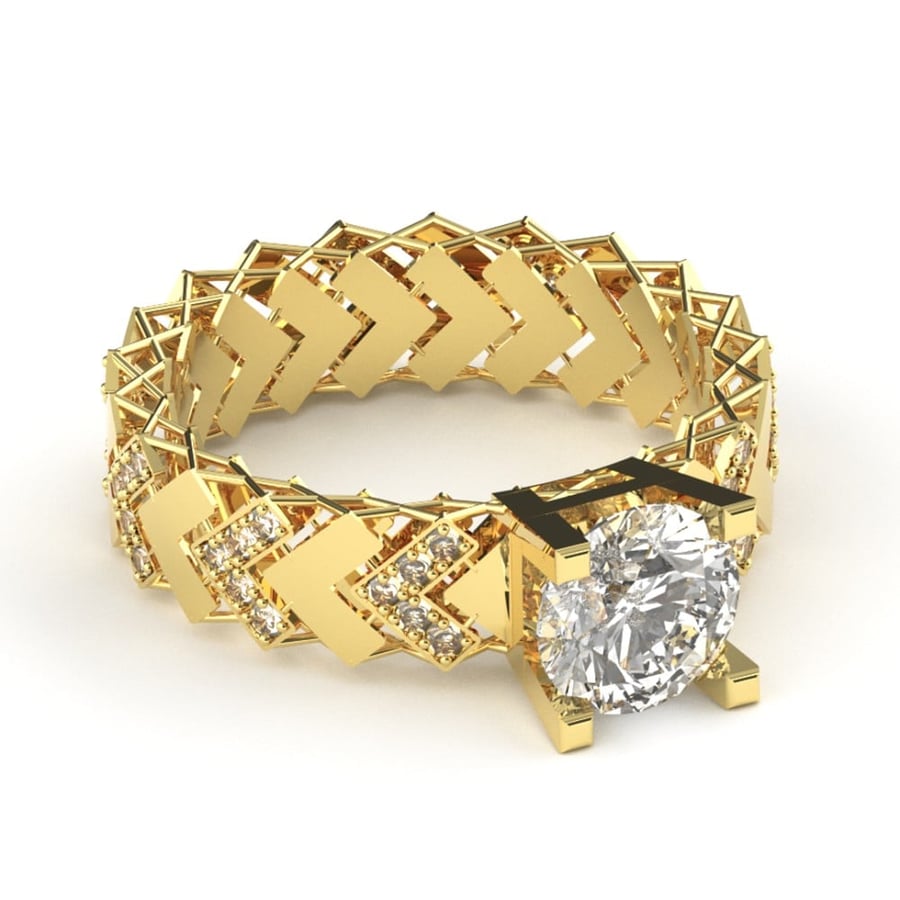 Italian model ring