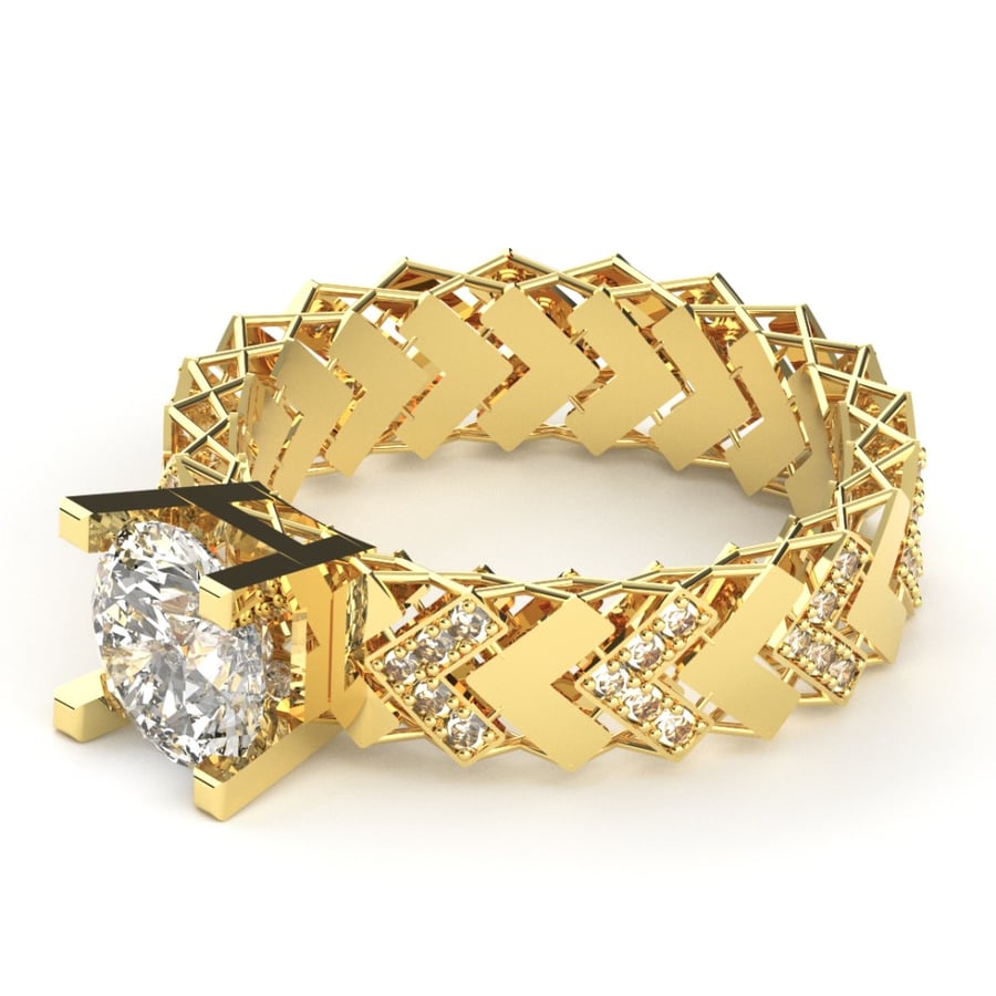 Italian model ring