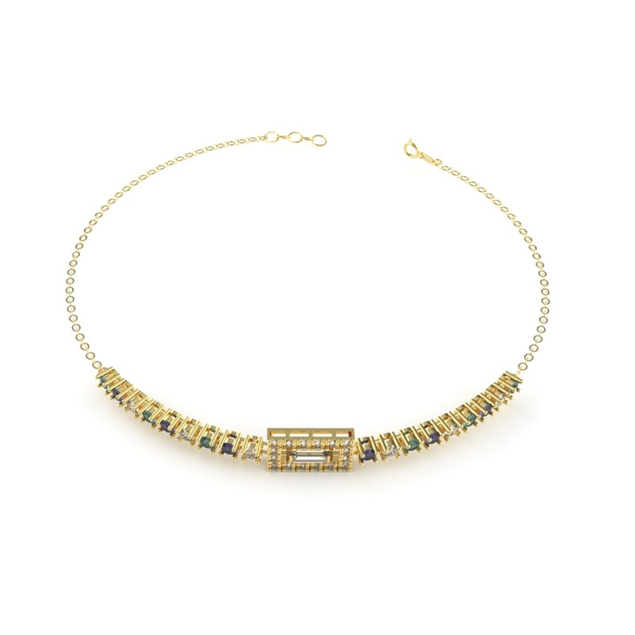 Italian style bracelet, 18-karat gold