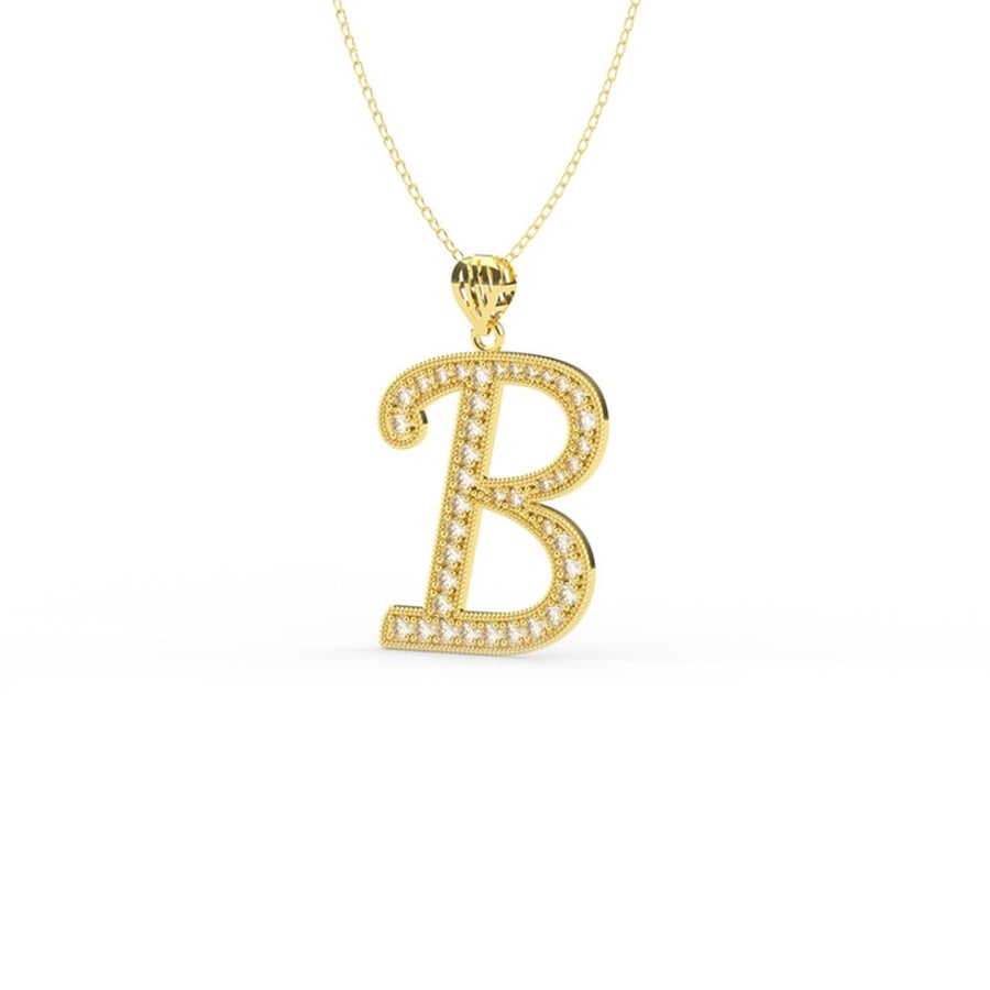 سلسلة ذهب حرف B