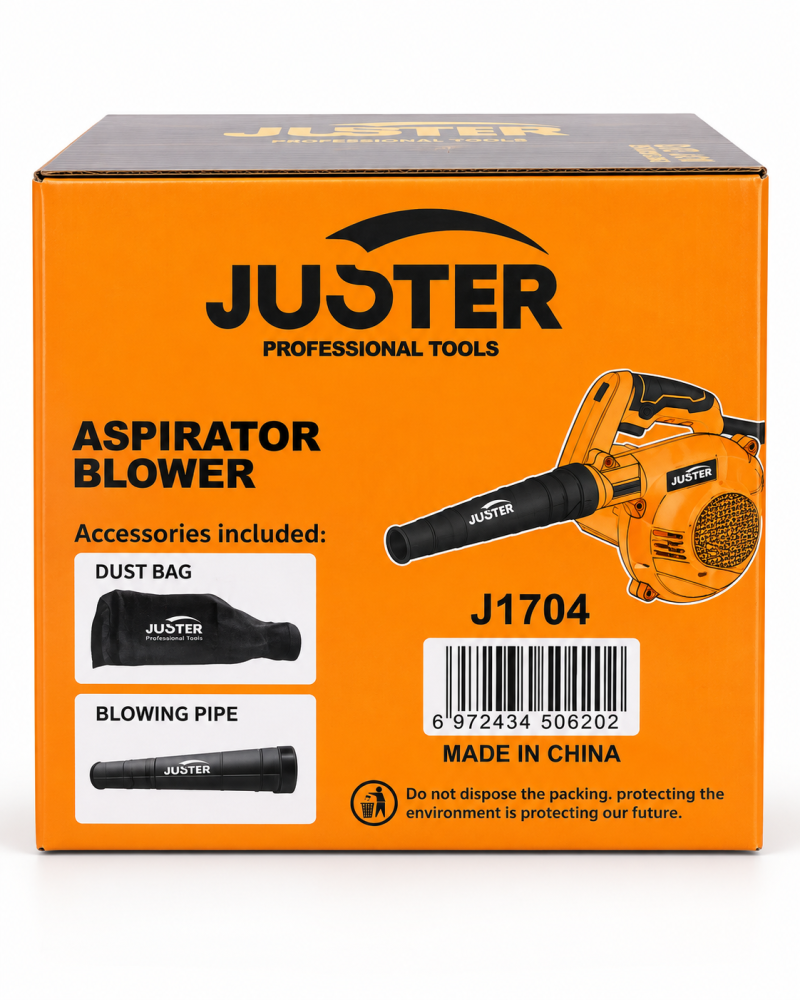 منفاخ هواء كهربائي JUSTER 600 واط بخاصية النفخ والشفط