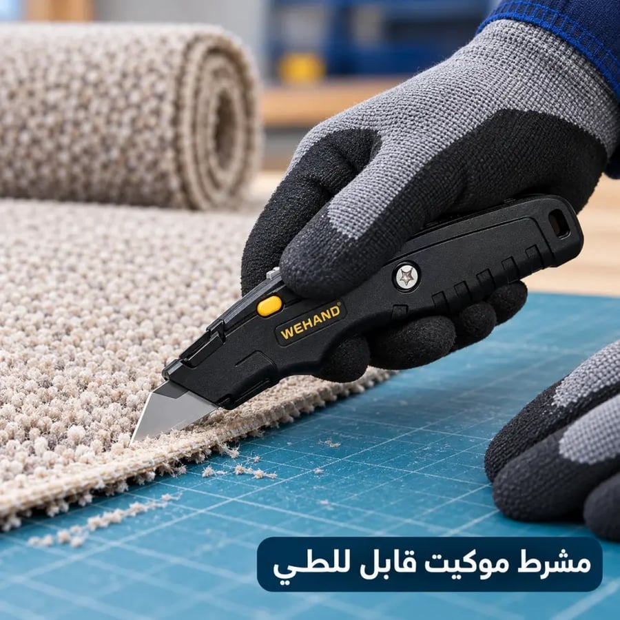 مشرط موكيت ويهاند قابل للطي لقص السجاد