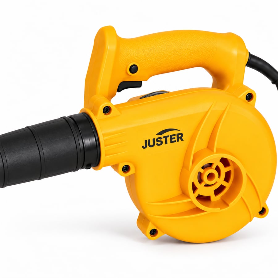 تفاصيل فوهة ومقبض منفاخ الهواء الكهربائي JUSTER