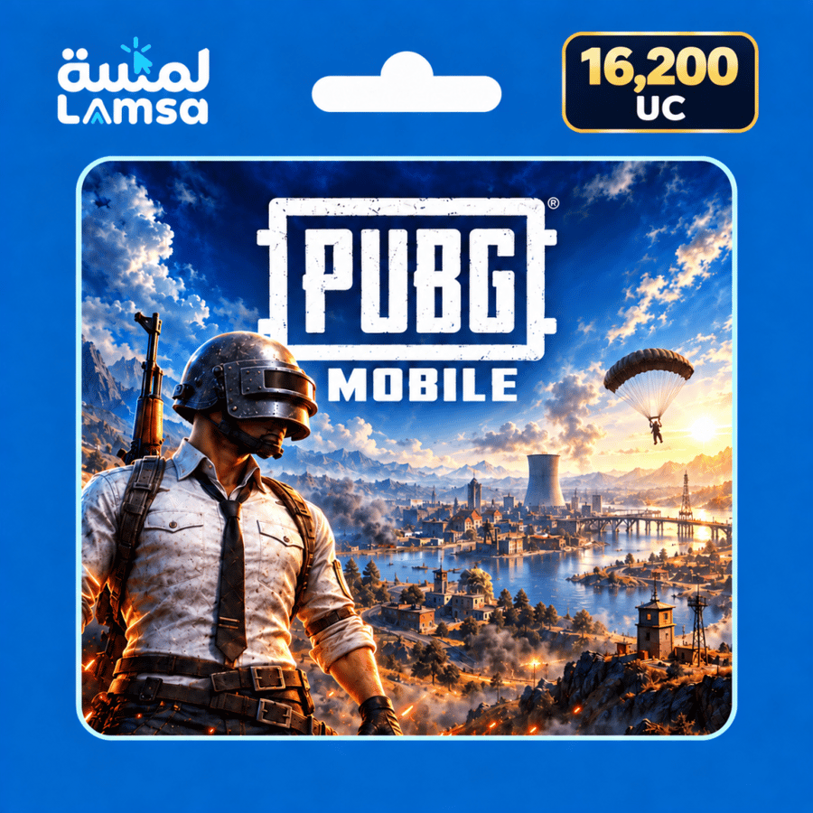 بطاقة ببجي 16,200 شدة