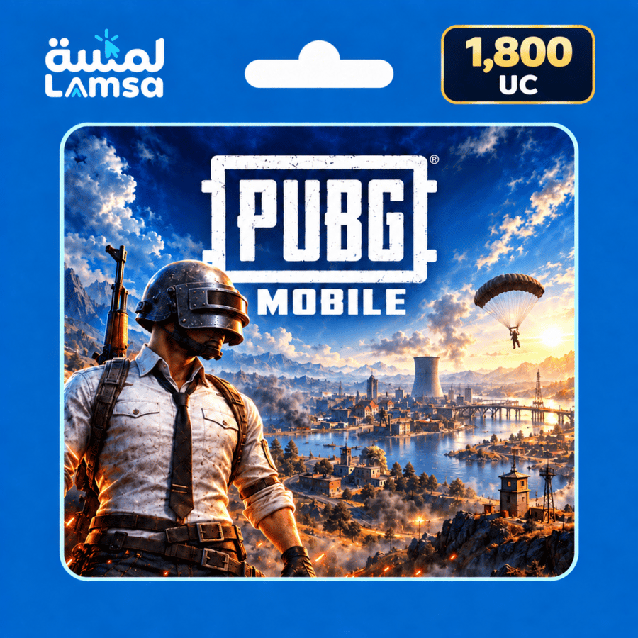 بطاقة ببجي 1,800 شدة