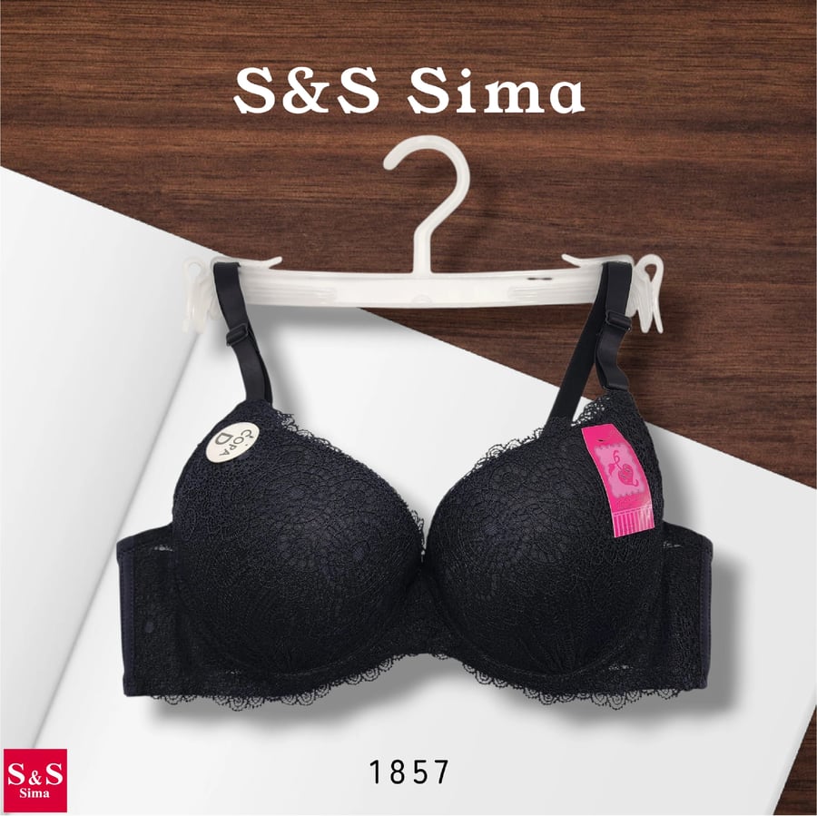 2 قطع سنتيان اسفنج كاب دانتيل ماركة S&S SIMA