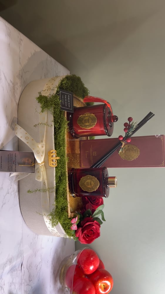 طقم شمعة ومعطر جو