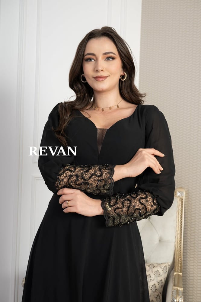 A chiffon evening dress inside me