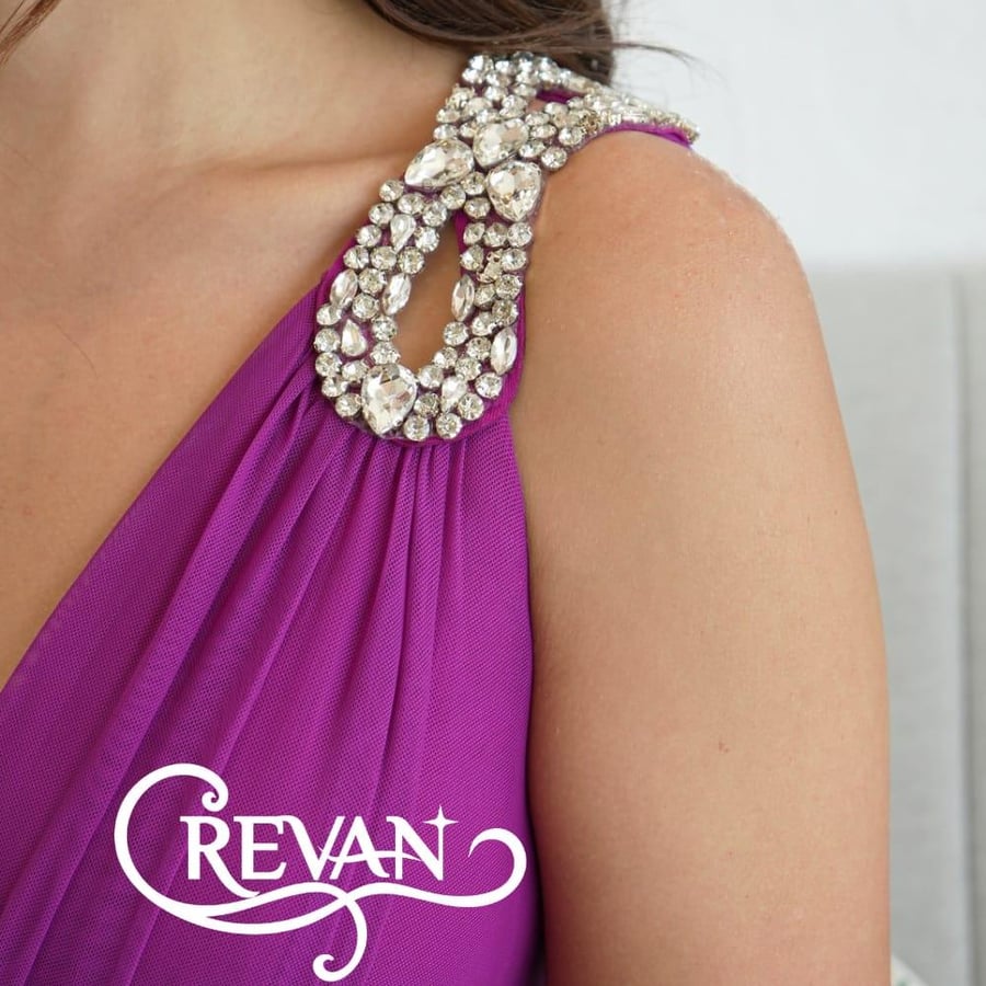 فستان سهره تل طويل