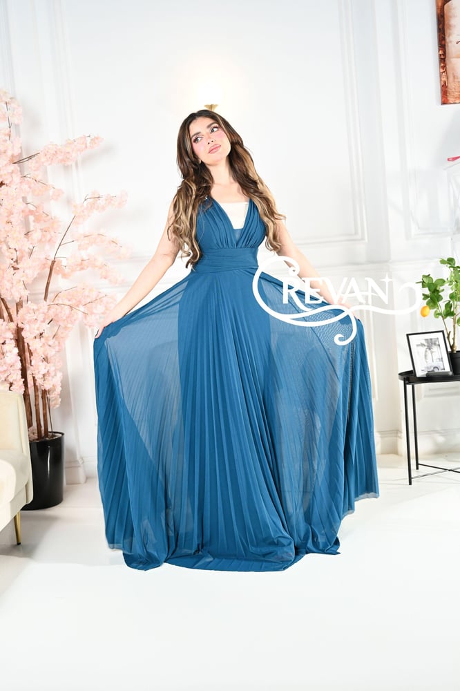 فستان سهره تل طويل