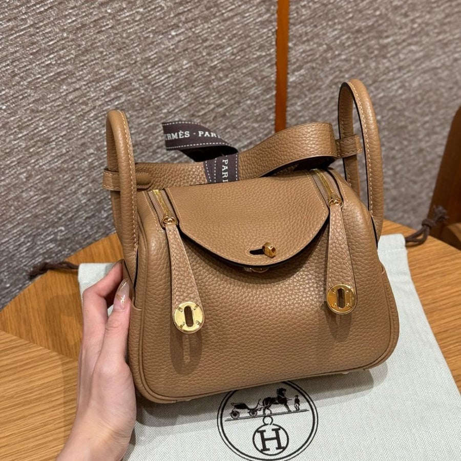 ارميز ليندي Lindy mini مقاس 19cm لون الهاردوير ذهبي