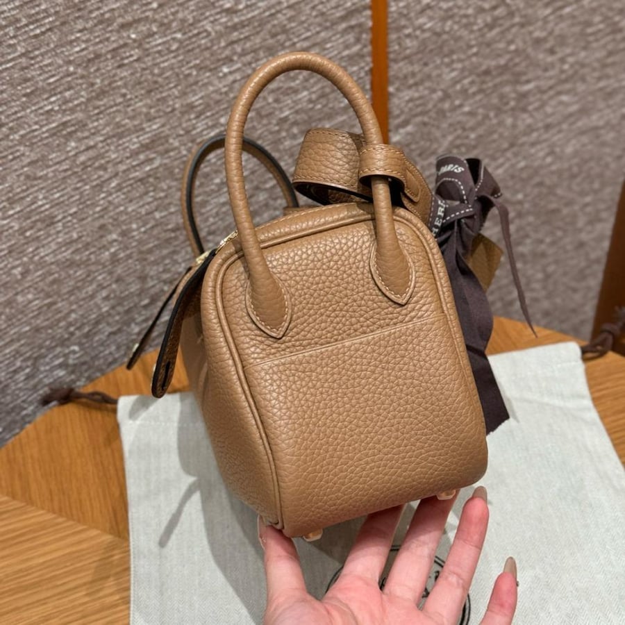 ارميز ليندي Lindy mini مقاس 19cm لون الهاردوير ذهبي