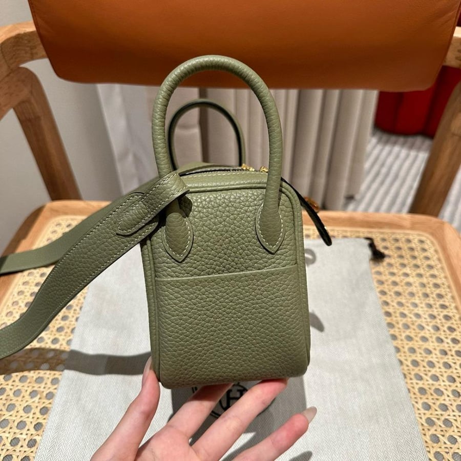 ارميز ليندي Lindy mini مقاس 19cm لون الهاردوير ذهبي