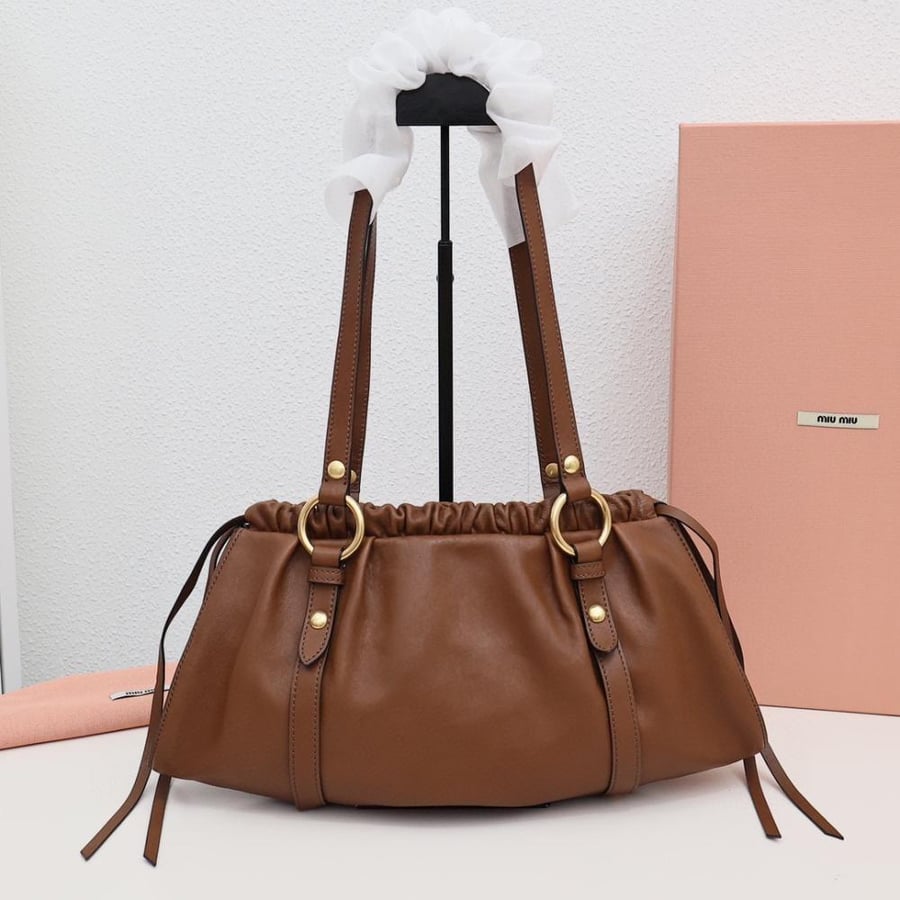 Miu Miu Joie nappa leather small