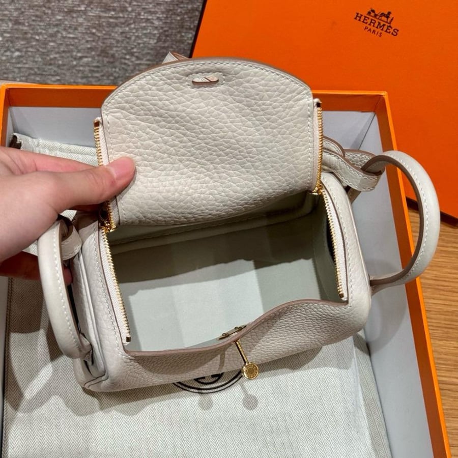 ارميز ليندي Lindy mini مقاس 19cm لون الهاردوير ذهبي