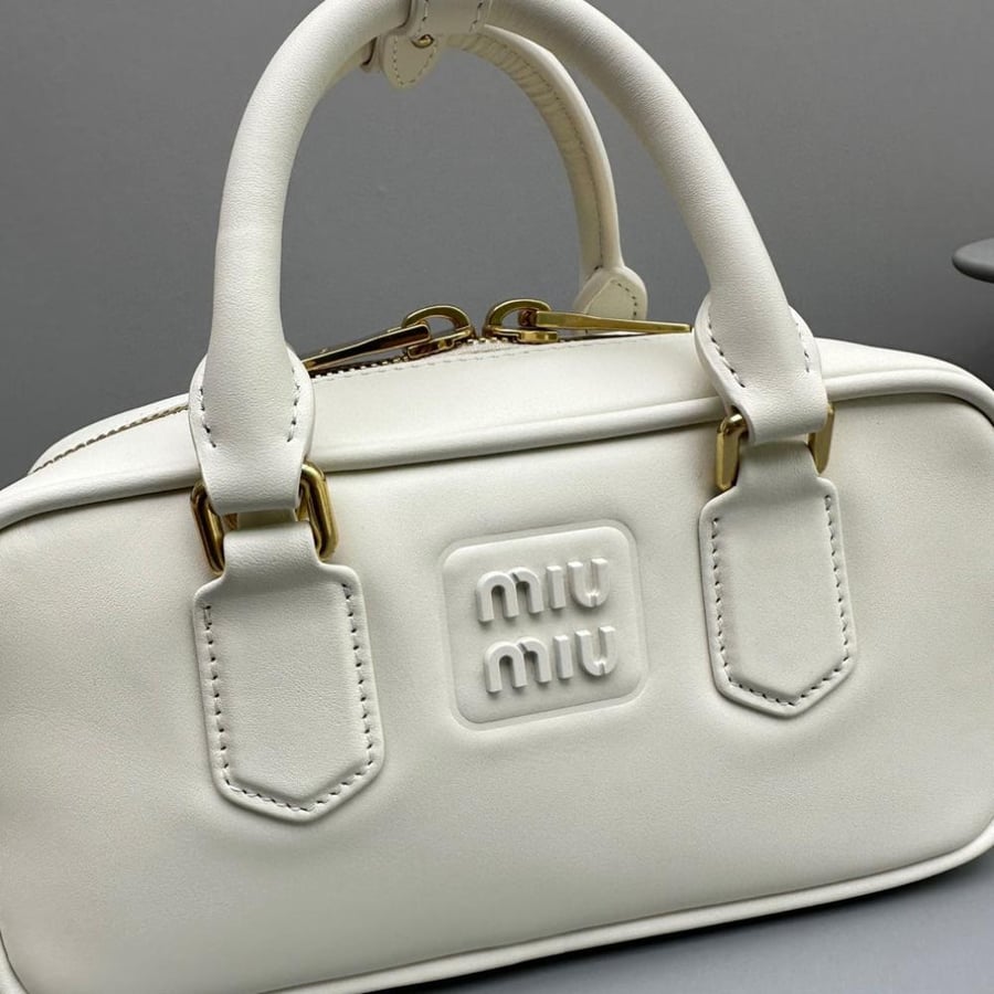 Miu Miu Arcadie leather regular bag