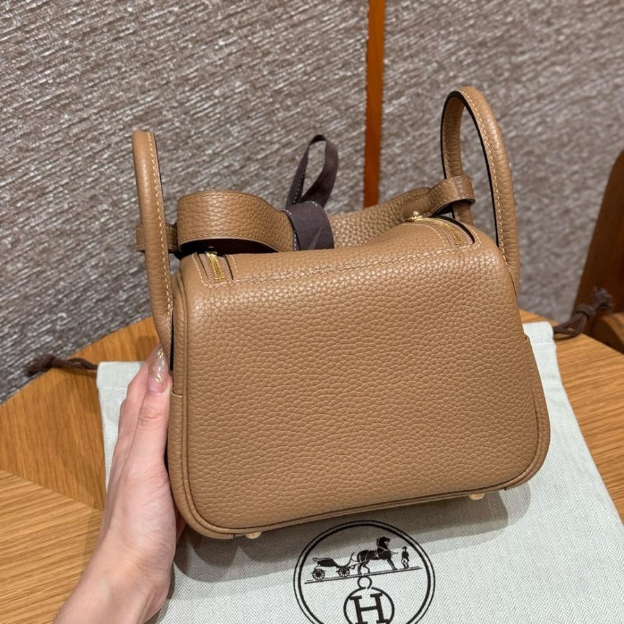 ارميز ليندي Lindy mini مقاس 19cm لون الهاردوير ذهبي